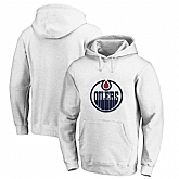 Edmonton Oilers White All Stitched Pullover Hoodie,baseball caps,new era cap wholesale,wholesale hats
